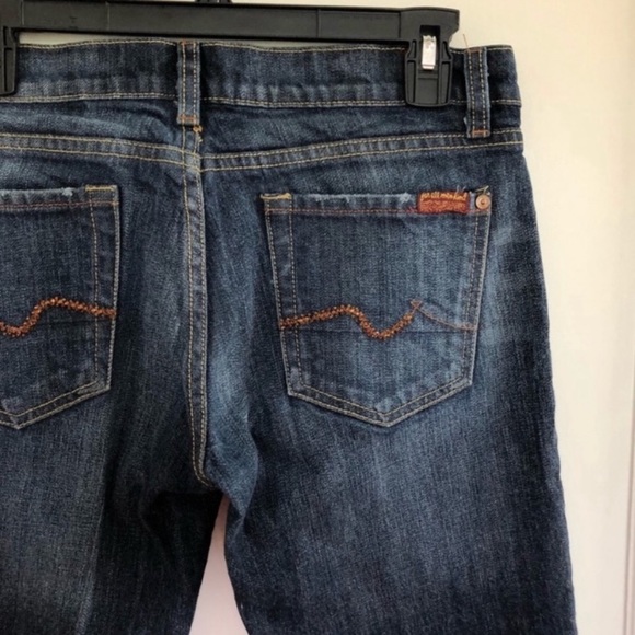 7 for all mankind bootcut sparkle jeans - Picture 5 of 7